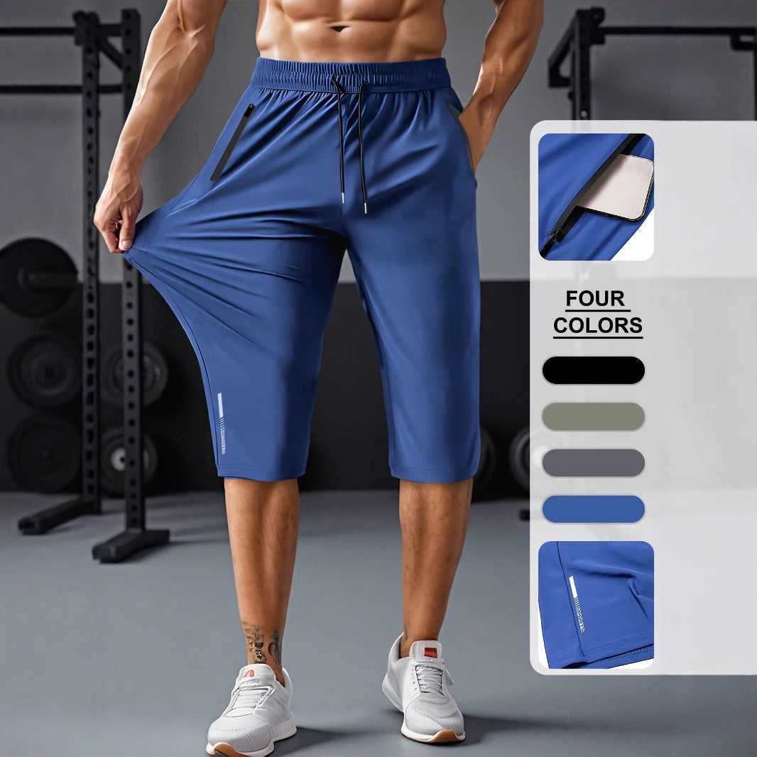 Ice Silk Casual Pants Stretch Quick-drying GlamzKart