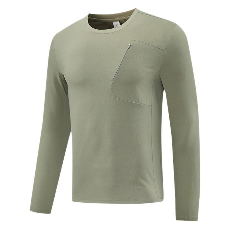 Quick-drying Long-sleeved T-shirt Round Neck Outdoor Top GlamzKart
