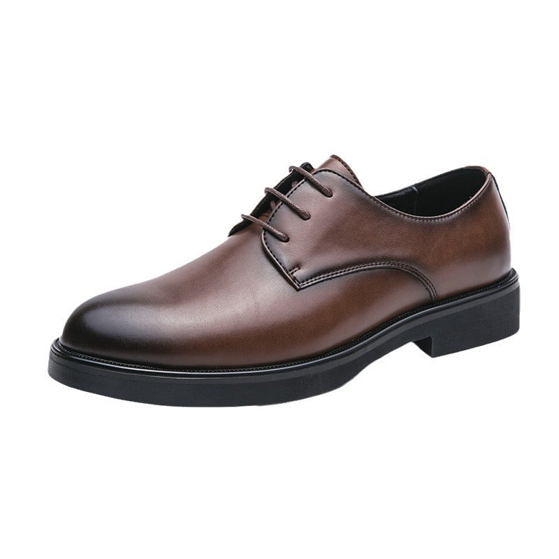 Men's British-style Korean-style Business Leather Shoes GlamzKart