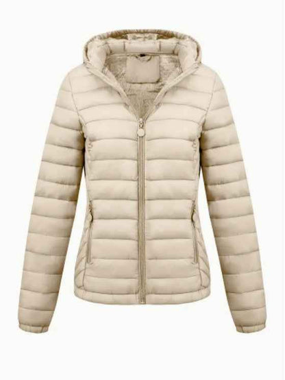 Women's Lightweight Hooded Winter Jacket