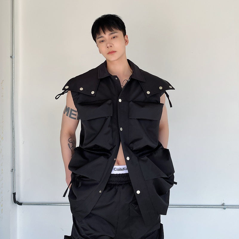 Tactical Function Multi-pocket Jacket Coat GlamzKart