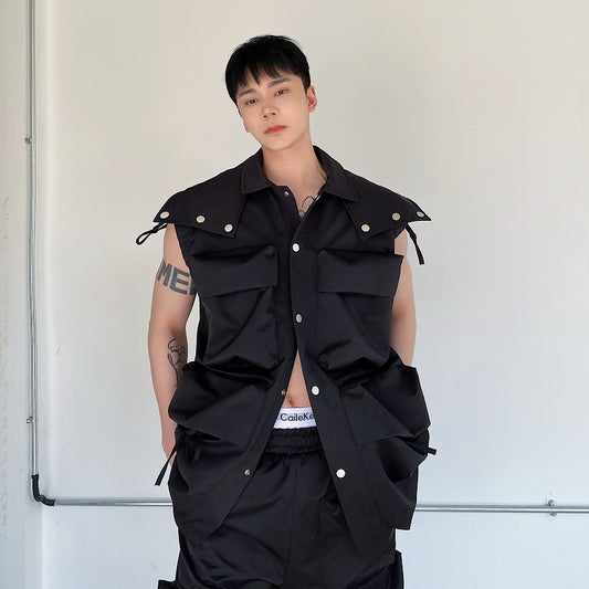 Tactical Function Multi-pocket Jacket Coat GlamzKart