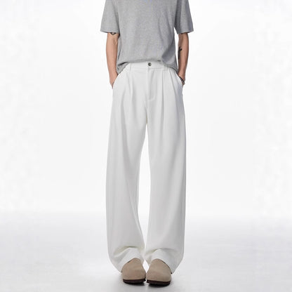 Fashion Personality Drape Ice Silk Leggings Men GlamzKart