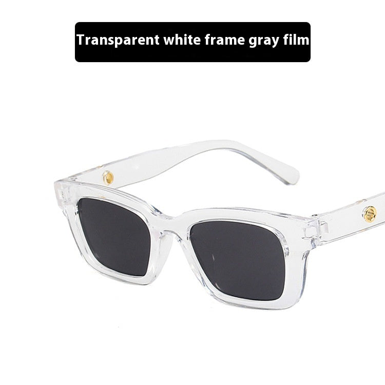 Advanced Ins UV Protection Sun-proof Sun Glasses Picture Clear Frame Gray Sheet GlamzKart