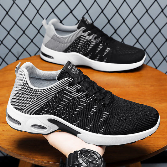 Men's Flyknit Mesh Breathable Casual Soft Sole Sneakers GlamzKart