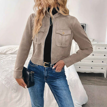 All-match Light Luxury Short Fashionable Coat Jacket