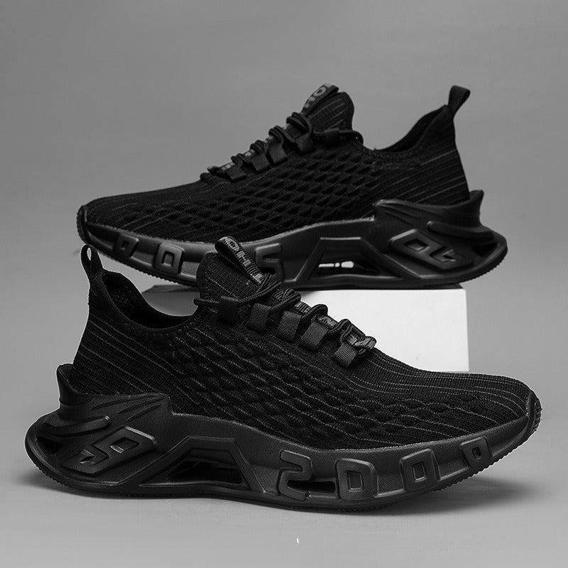 Plus Size Breathable Mesh Surface Popular Leisure Sports Running Blade Men's Shoes GlamzKart