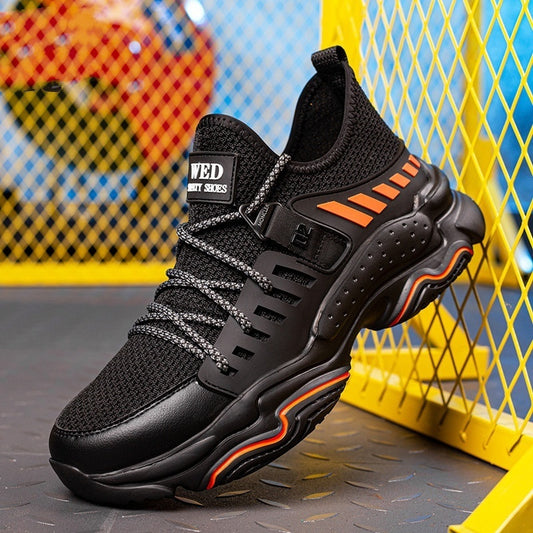 Safety Protection Shoes Flying Woven Steel Toe Cap GlamzKart