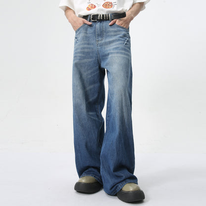 Men's Summer New Loose Straight Jeans GlamzKart