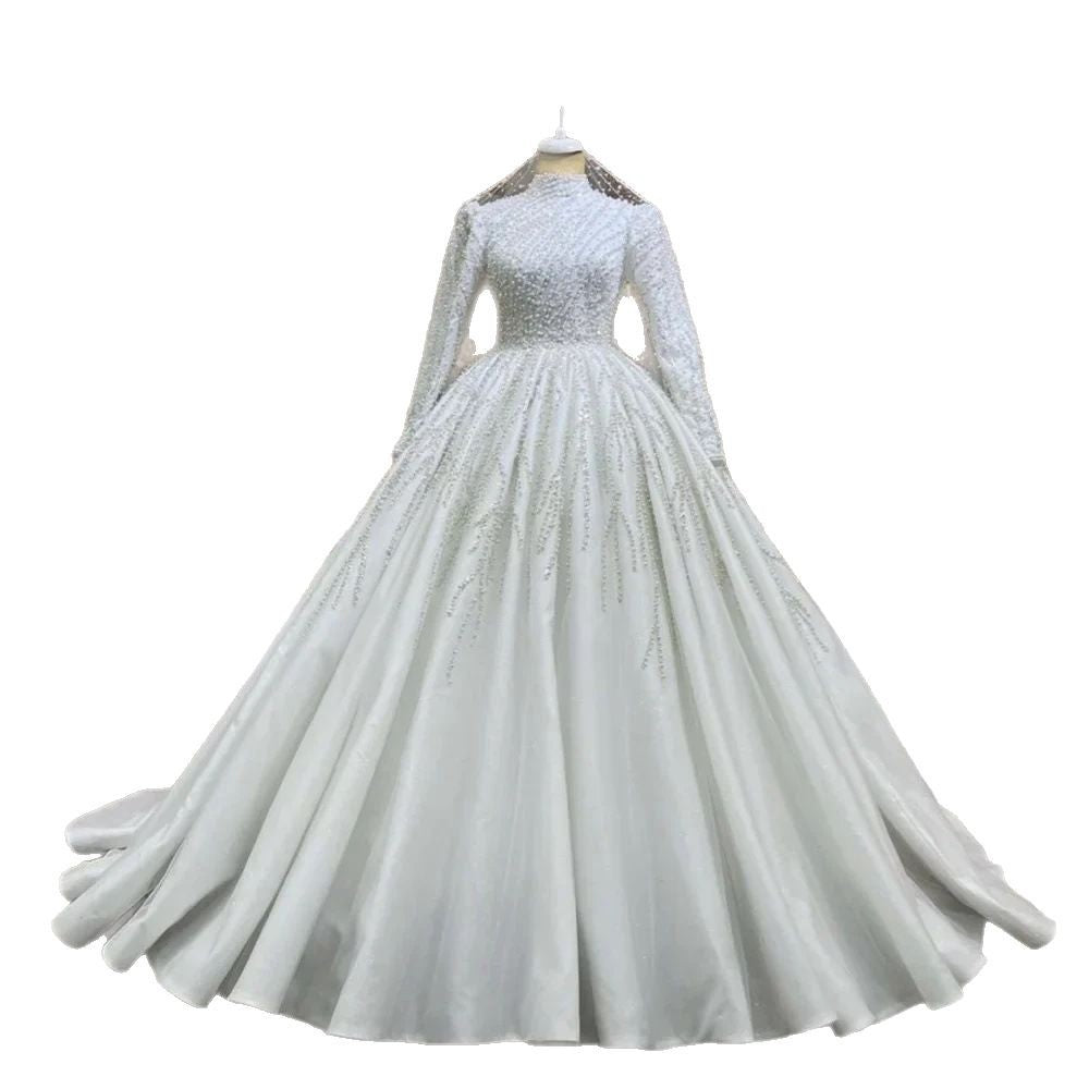 Bride Owner Wedding Dress Trailing Wedding Pettiskirt GlamzKart