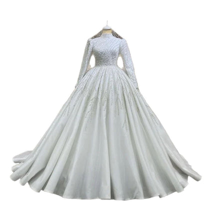 Bride Owner Wedding Dress Trailing Wedding Pettiskirt GlamzKart