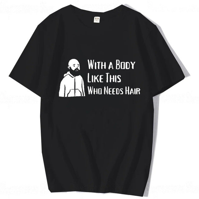 Plus Size Men's Cotton Short-sleeved Summer English Letter Printed T-shirt Top Men Style12 GlamzKart