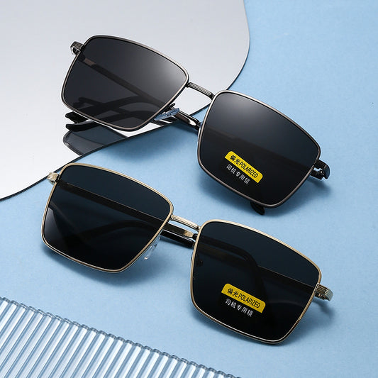 For Driving Sunglasses Men's Polarized Glasses Box GlamzKart