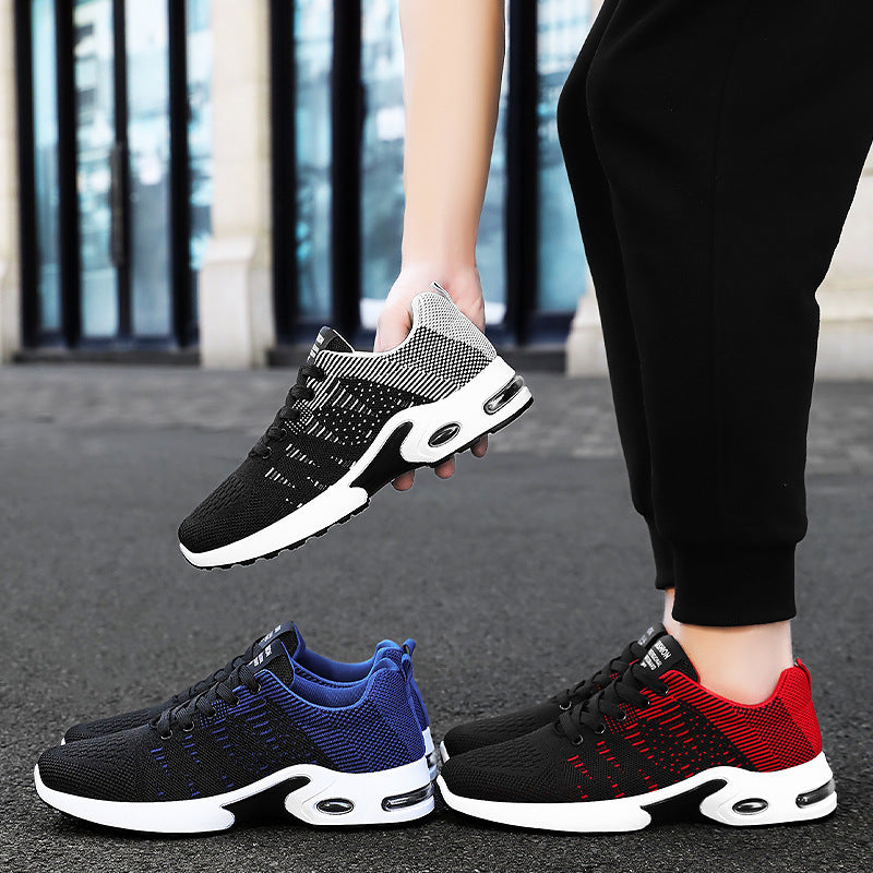 Men's Flyknit Mesh Breathable Casual Soft Sole Sneakers GlamzKart