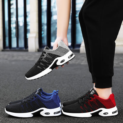 Men's Flyknit Mesh Breathable Casual Soft Sole Sneakers GlamzKart