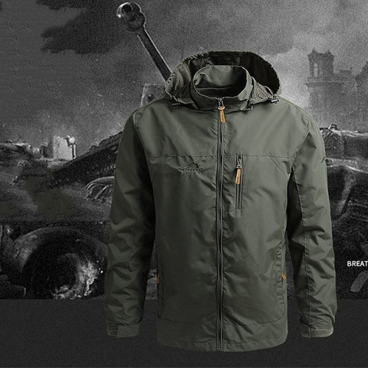 Mountaineering Shell Jacket Windcheater Outdoor Sports Jacket Men's Clothing GlamzKart
