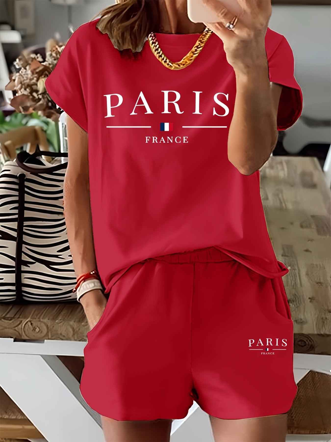 Fashion Comfort Printing Slimming Shorts Summer Casual Women's Clothing