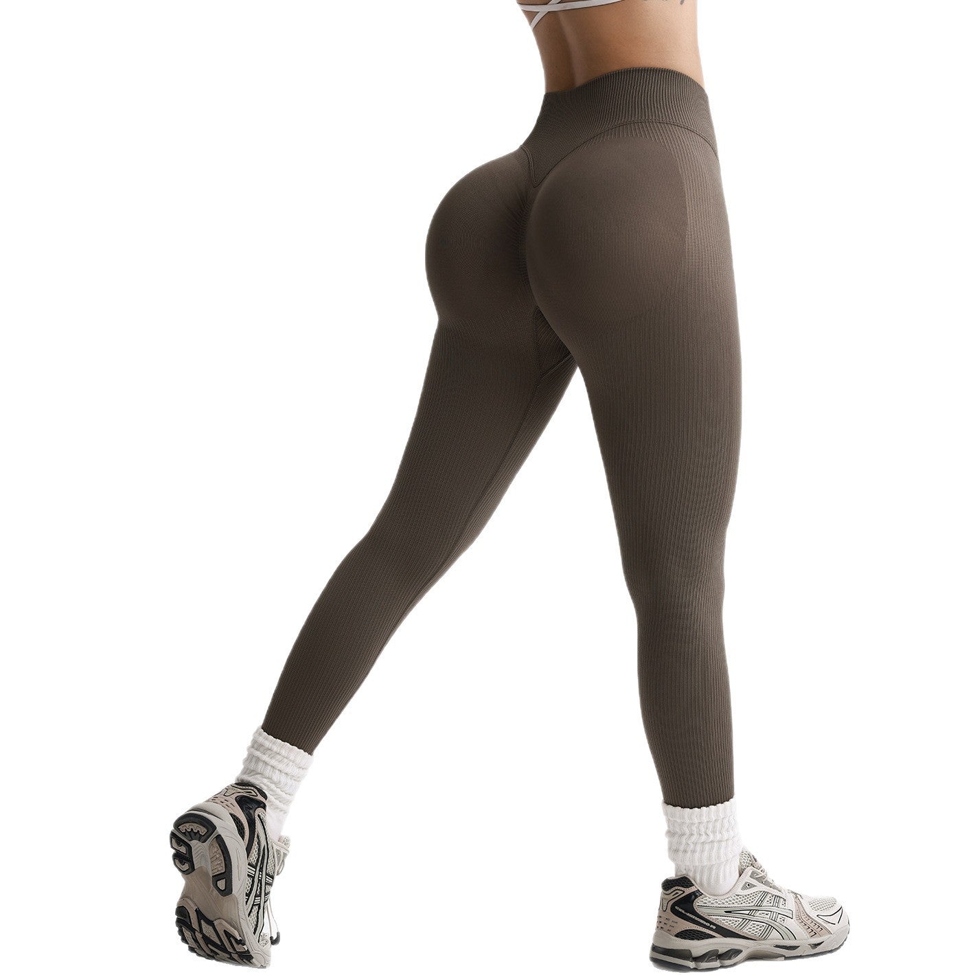 High Elastic Breathability Yoga Pants Women's Sports Tight High Waist Trousers GlamzKart