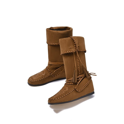 Slimming Sense Of Relaxation Western Cowboy Boot GlamzKart
