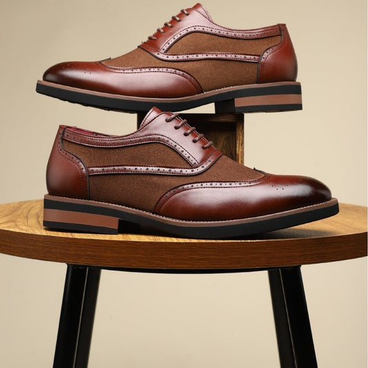 Men's High-end Business Casual And Comfortable Breathable Leather Shoes GlamzKart