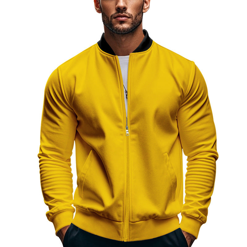 Long-sleeve Zipper Baseball Uniform Coat Jacket GlamzKart