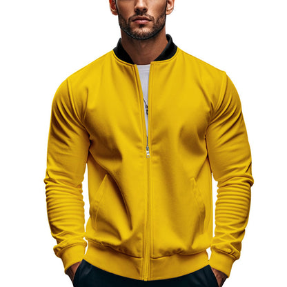 Long-sleeve Zipper Baseball Uniform Coat Jacket GlamzKart