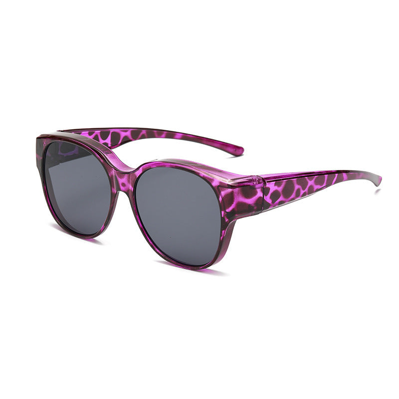 Myopia Glasses For Driving Set Of Glasses Men Purple Hawksbill GlamzKart