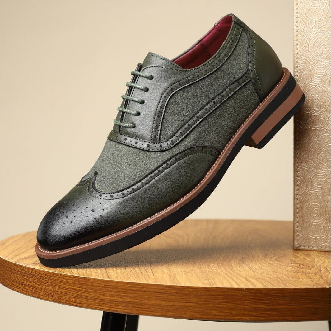 Men's High-end Business Casual And Comfortable Breathable Leather Shoes GlamzKart