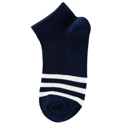 Children's Solid Color Short Socks GlamzKart