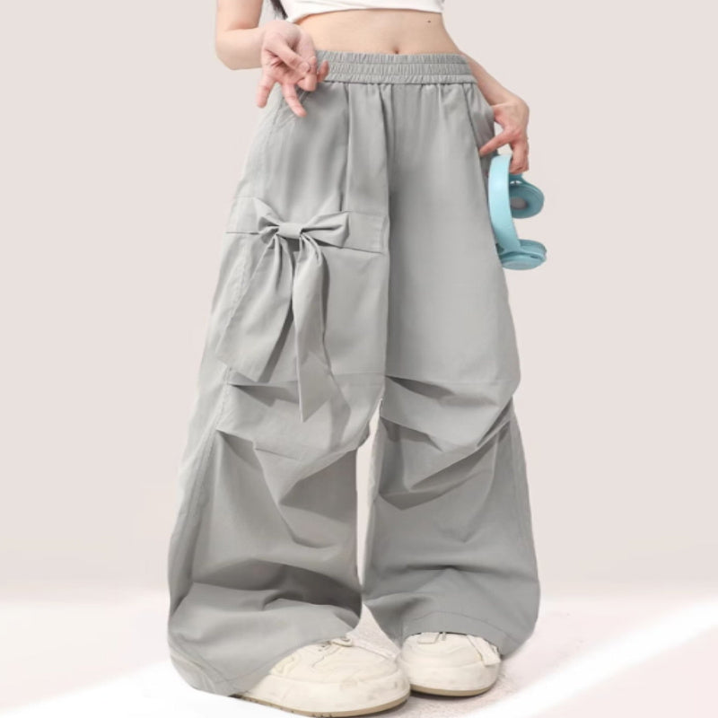 Loose Straight Casual Girl Design Sense Workwear Pants GlamzKart