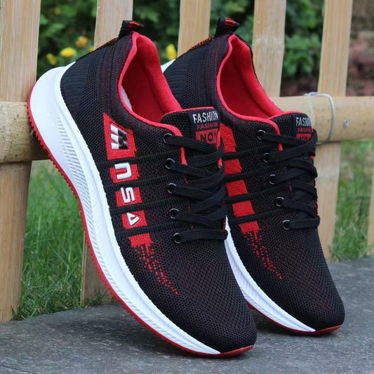 Black Men's Shoes Soft Sole Sneakers Shoes For Four Seasons GlamzKart