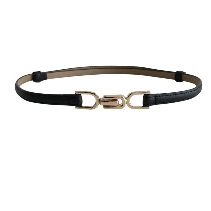 A Pair Of Buckles Belt Women's Fine Decoration Dress Matching GlamzKart