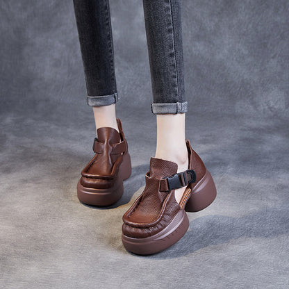 Summer Platform Retro Literary Lady Sandals GlamzKart