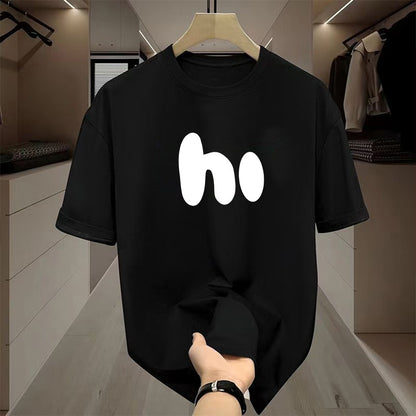 Letter Short Sleeve Sports Men T-shirt GlamzKart